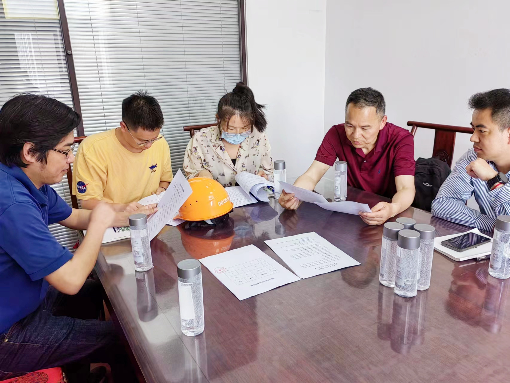 集團安全檢查組檢查防汛防臺工作